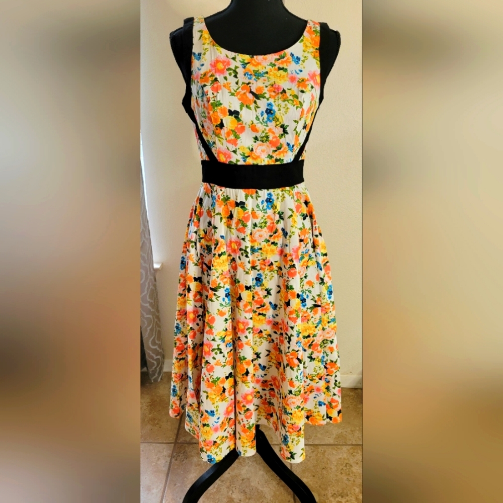 Hearts & Roses Floral Dress